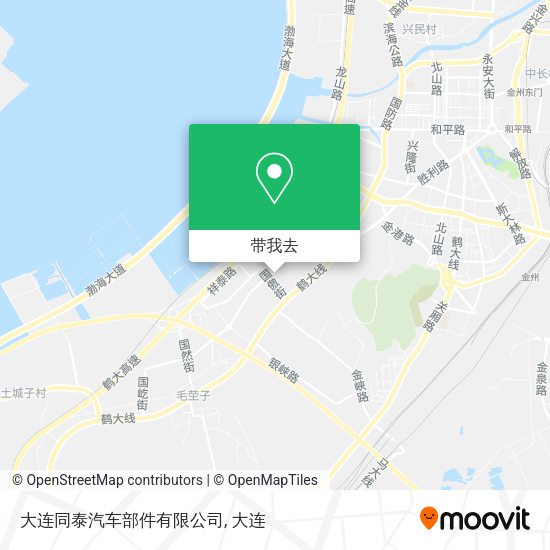 大连同泰汽车部件有限公司地图