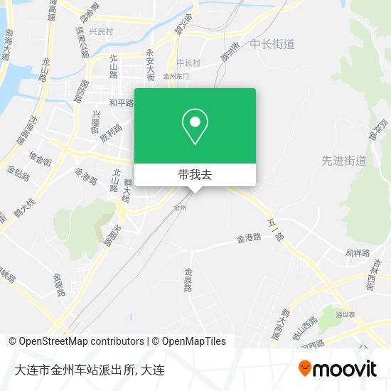 大连市金州车站派出所地图