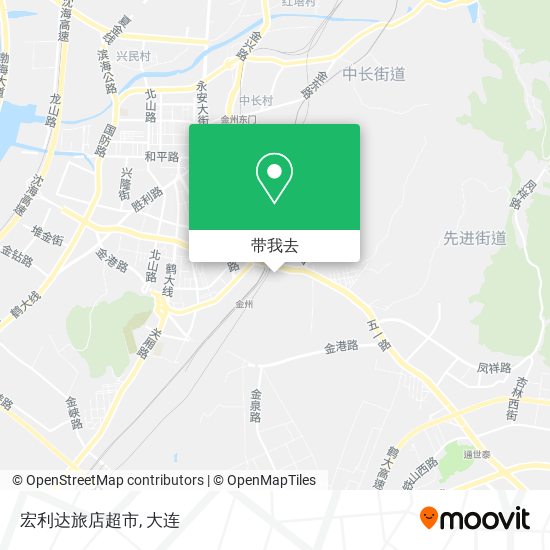 宏利达旅店超市地图