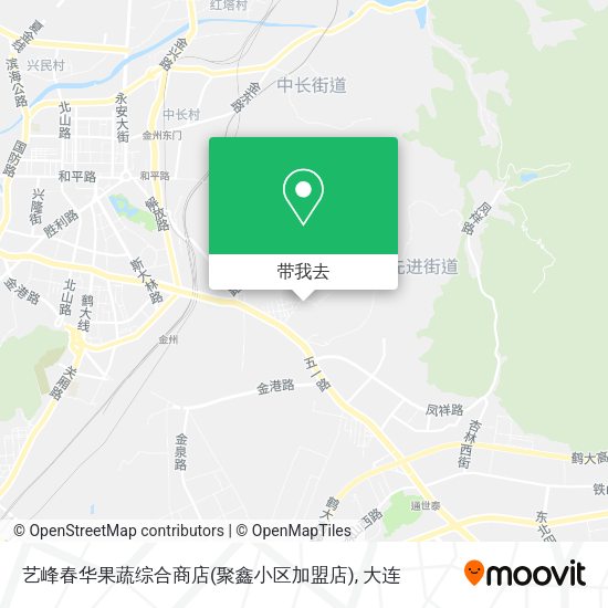 艺峰春华果蔬综合商店(聚鑫小区加盟店)地图