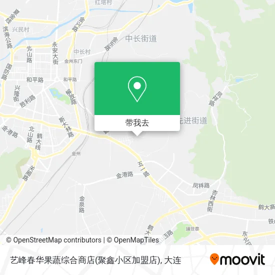 艺峰春华果蔬综合商店(聚鑫小区加盟店)地图