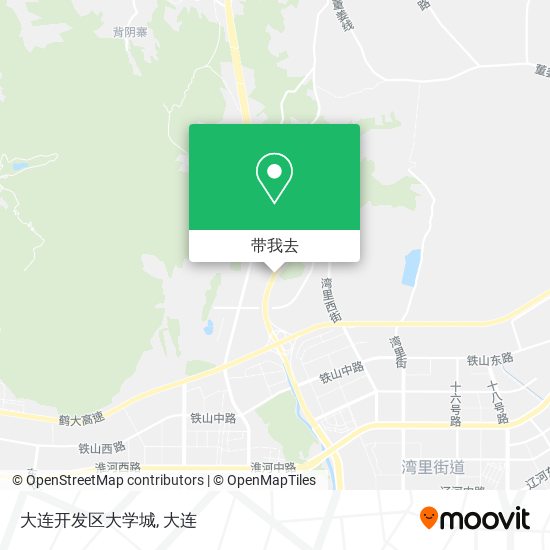 大连开发区大学城地图