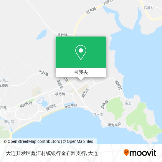大连开发区鑫汇村镇银行金石滩支行地图