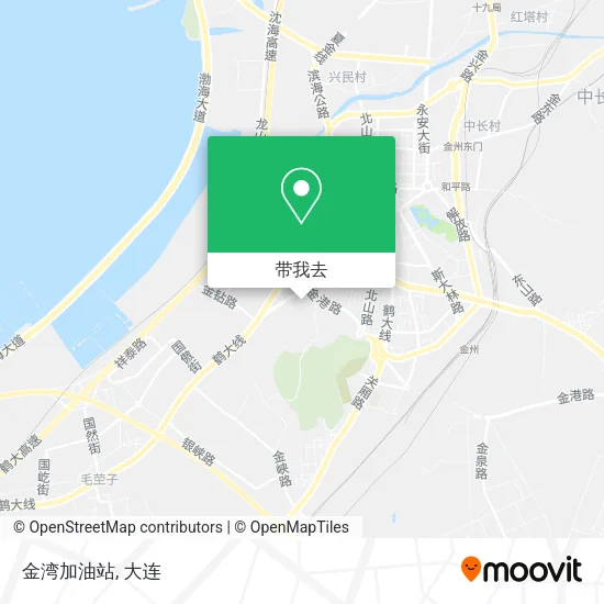 金湾加油站地图