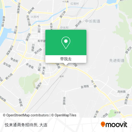 悦来通商务招待所地图