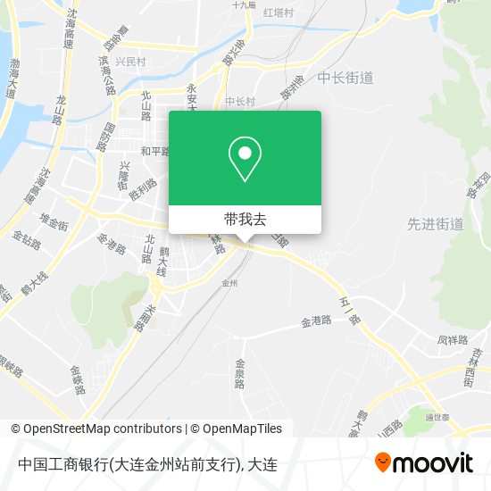 中国工商银行(大连金州站前支行)地图