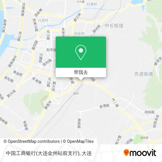 中国工商银行(大连金州站前支行)地图