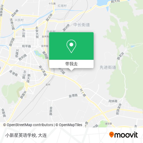 小新星英语学校地图