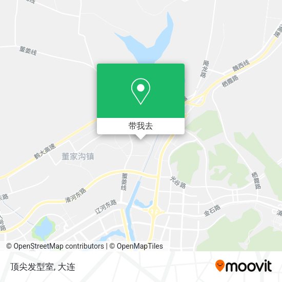 顶尖发型室地图
