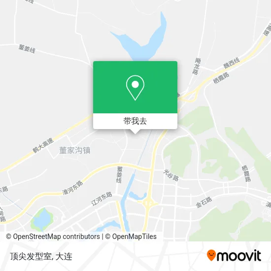 顶尖发型室地图