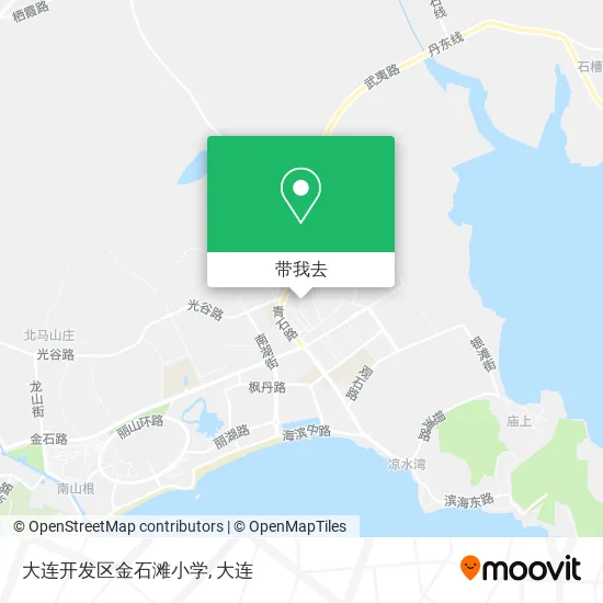 大连开发区金石滩小学地图