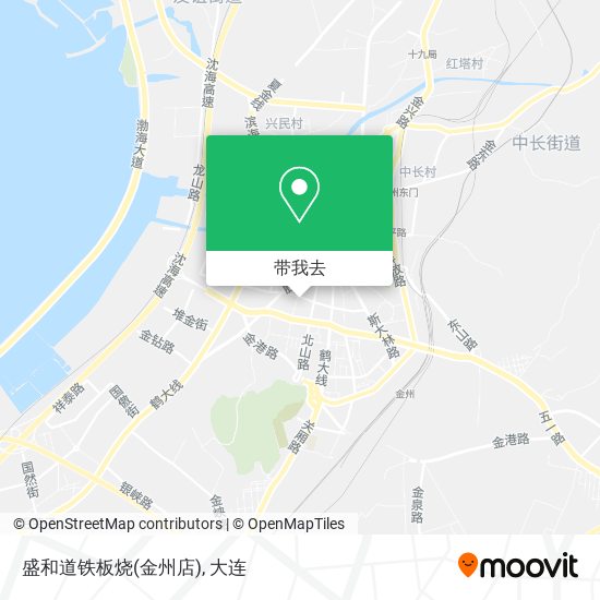 盛和道铁板烧(金州店)地图