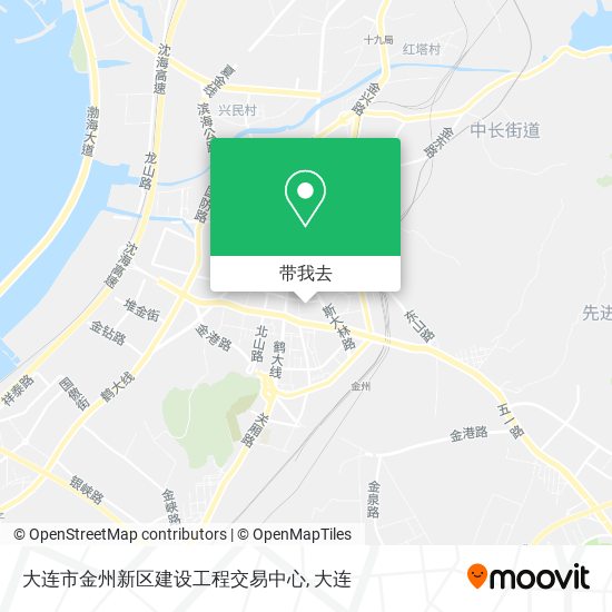 大连市金州新区建设工程交易中心地图