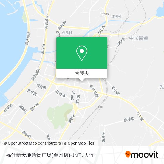 福佳新天地购物广场(金州店)-北门地图