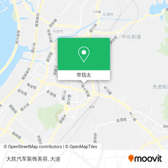 大胜汽车装饰美容地图