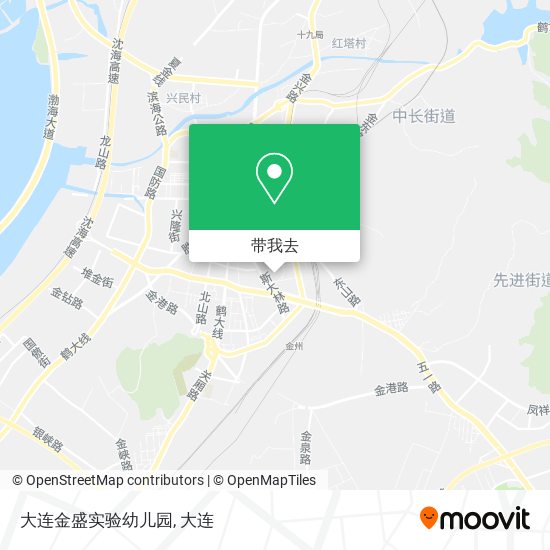 大连金盛实验幼儿园地图