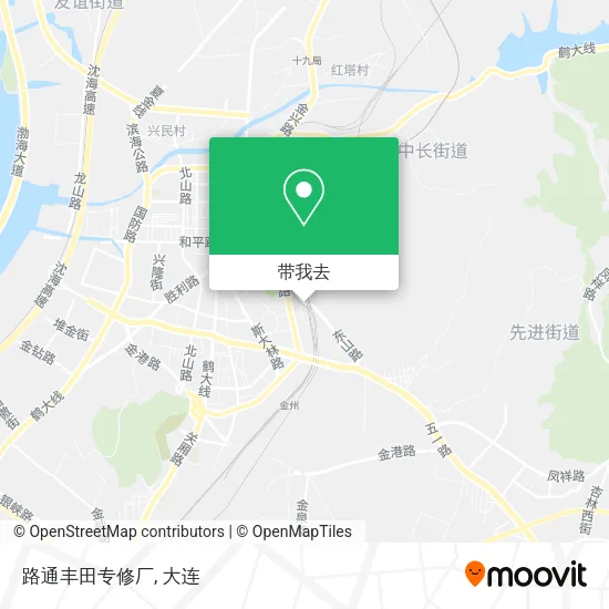 路通丰田专修厂地图