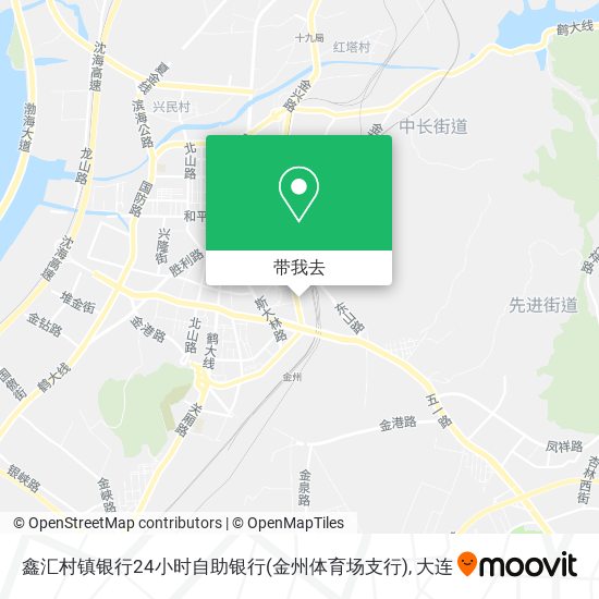 鑫汇村镇银行24小时自助银行(金州体育场支行)地图