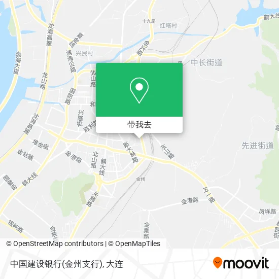 中国建设银行(金州支行)地图