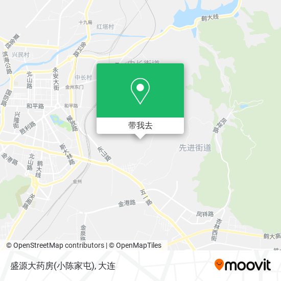 盛源大药房(小陈家屯)地图