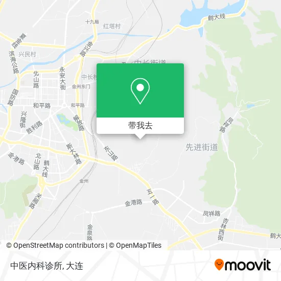 中医内科诊所地图
