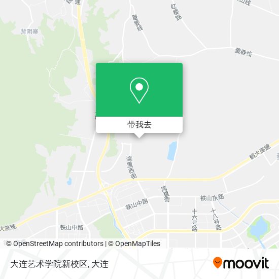 大连艺术学院新校区地图