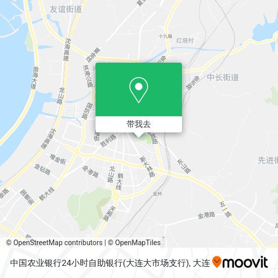 中国农业银行24小时自助银行(大连大市场支行)地图
