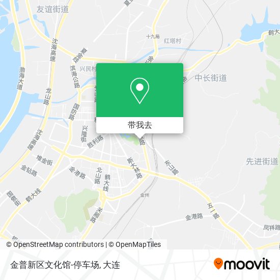 金普新区文化馆-停车场地图