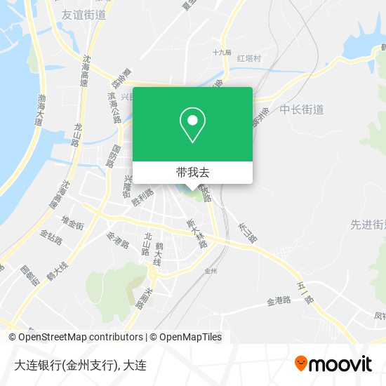 大连银行(金州支行)地图