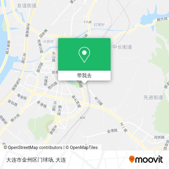 大连市金州区门球场地图
