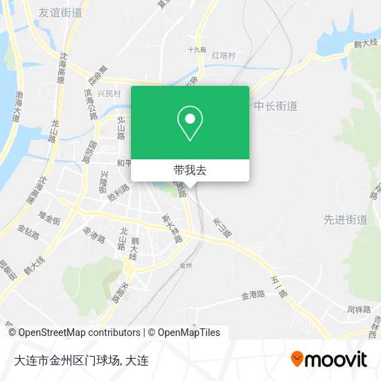 大连市金州区门球场地图