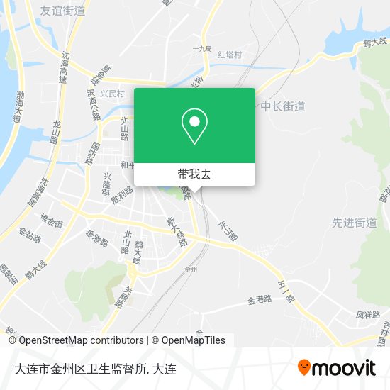 大连市金州区卫生监督所地图