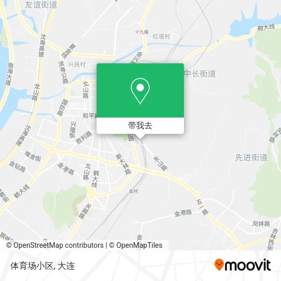 体育场小区地图