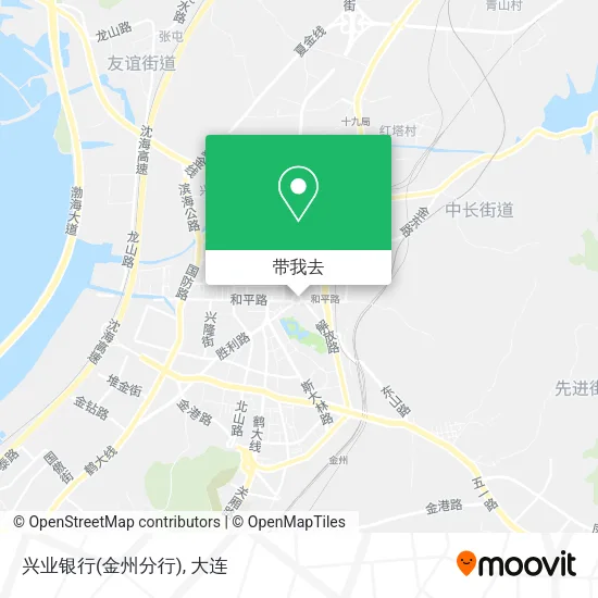 兴业银行(金州分行)地图