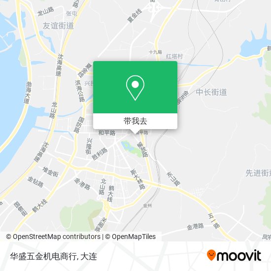 华盛五金机电商行地图