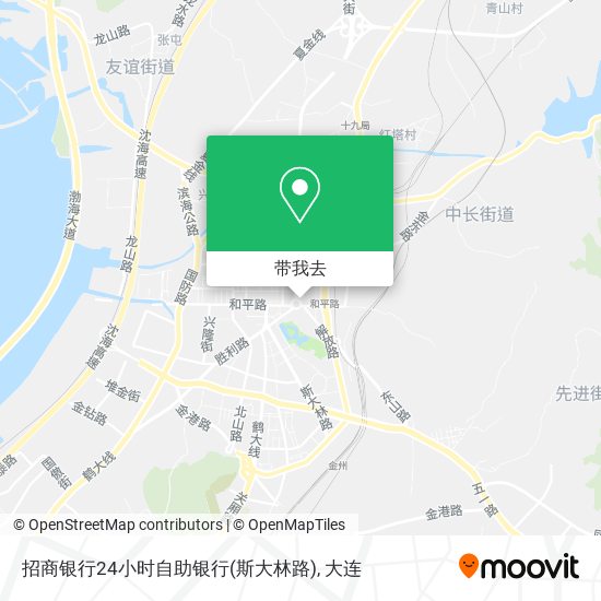 招商银行24小时自助银行(斯大林路)地图