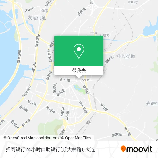 招商银行24小时自助银行(斯大林路)地图
