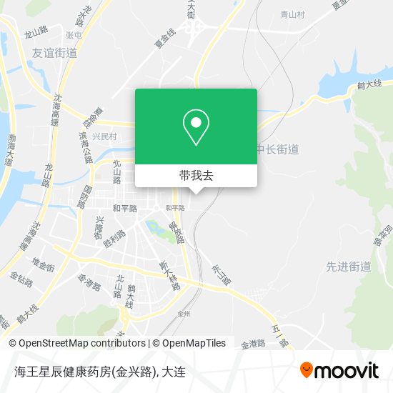 海王星辰健康药房(金兴路)地图