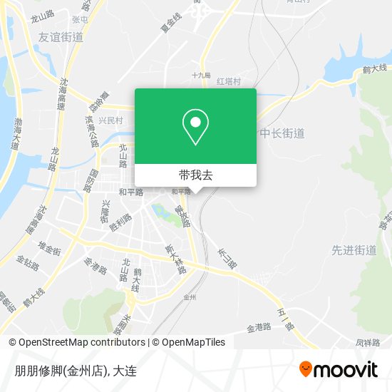 朋朋修脚(金州店)地图