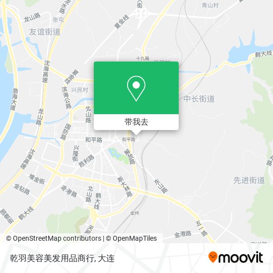 乾羽美容美发用品商行地图