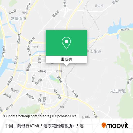 中国工商银行ATM(大连东花园储蓄所)地图