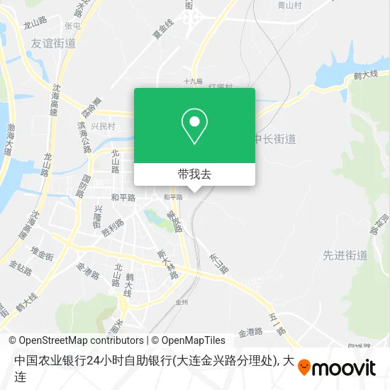 中国农业银行24小时自助银行(大连金兴路分理处)地图