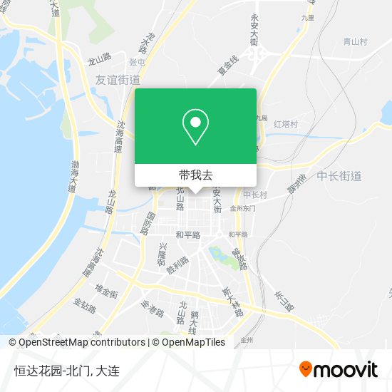 恒达花园-北门地图