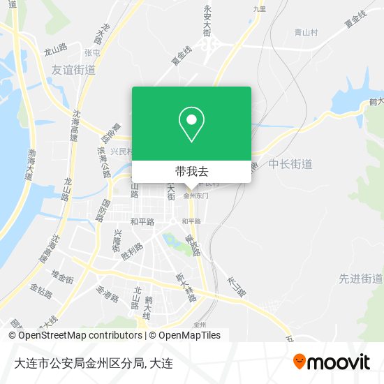 大连市公安局金州区分局地图
