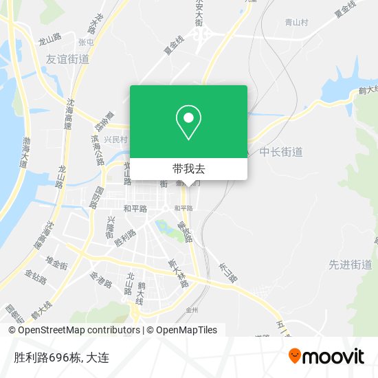 胜利路696栋地图