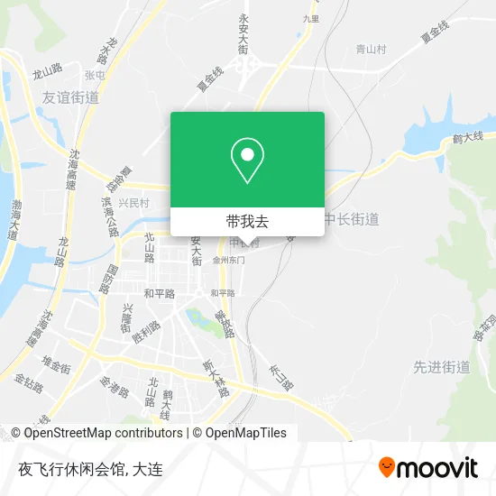 夜飞行休闲会馆地图