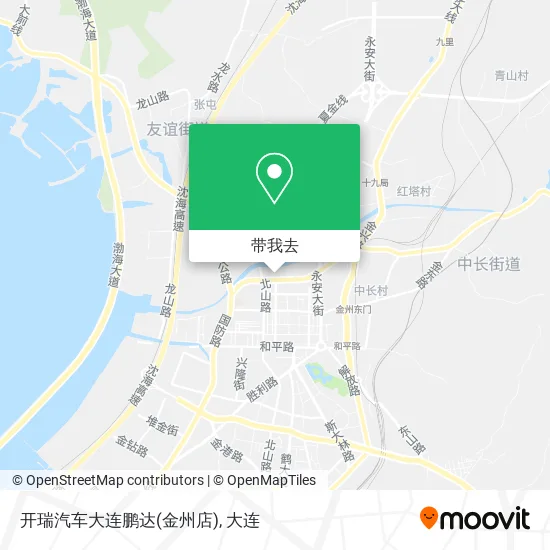开瑞汽车大连鹏达(金州店)地图