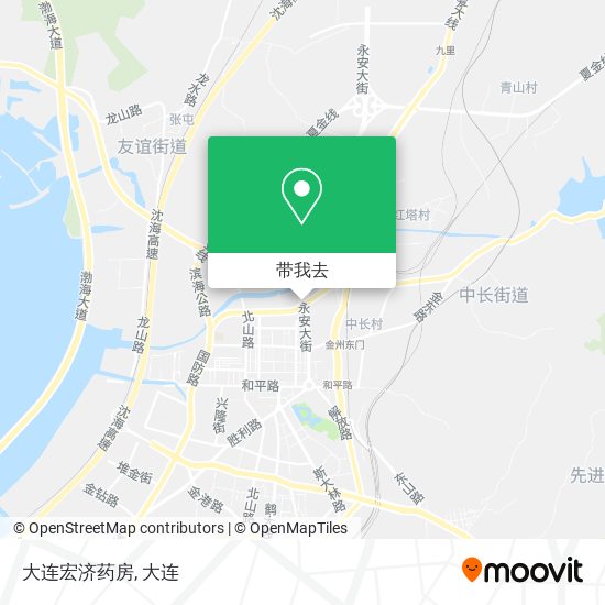 大连宏济药房地图