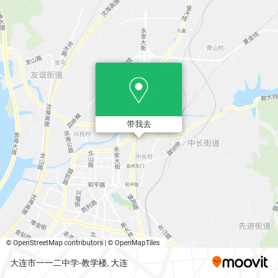 大连市一一二中学-教学楼地图