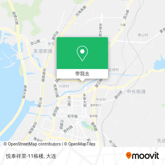 悦泰祥里-11栋楼地图